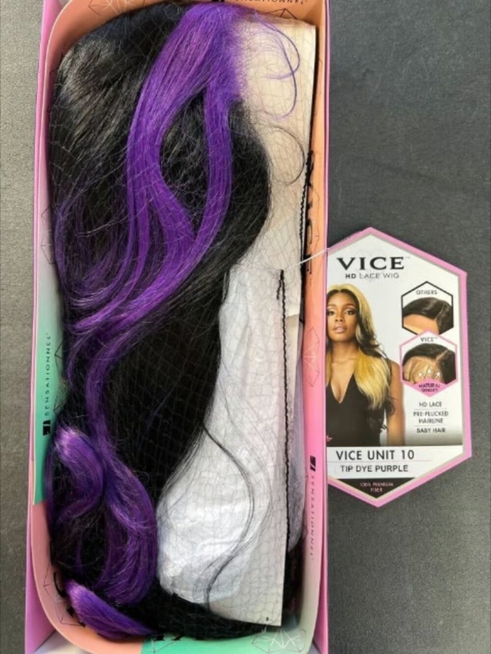 Sensationnel Synthetic HD Lace Front Wig - Vice Unit 10